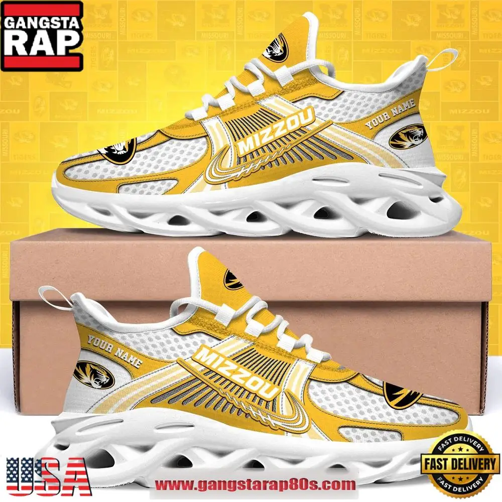 Missouri Tigers Personalized Clunky Sneaker Max Soul Shoes