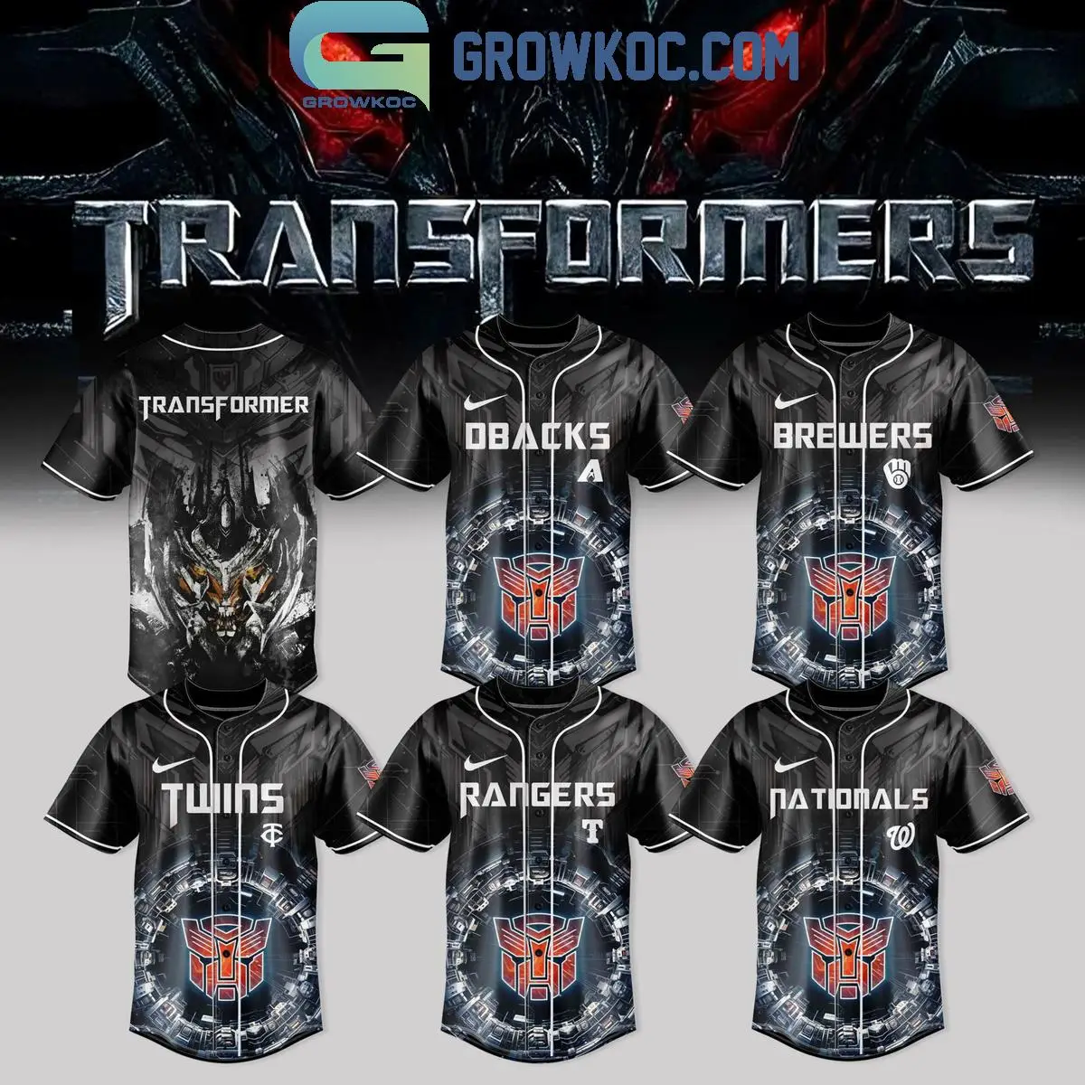 MLB All Teams x Megatron Transformers 2025 Jersey