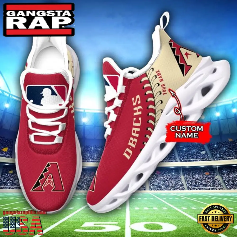 MLB Arizona Diamondbacks Unique Design Custom Name Max Soul Shoes Running Sneakers MLB Arizona Diamondbacks Unique Design Custom Name Max Soul Shoes Running Sneakers - Image 1