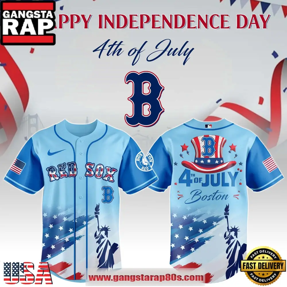 MLB Boston Red Sox X Independence Day Special Edition Baseball Jersey