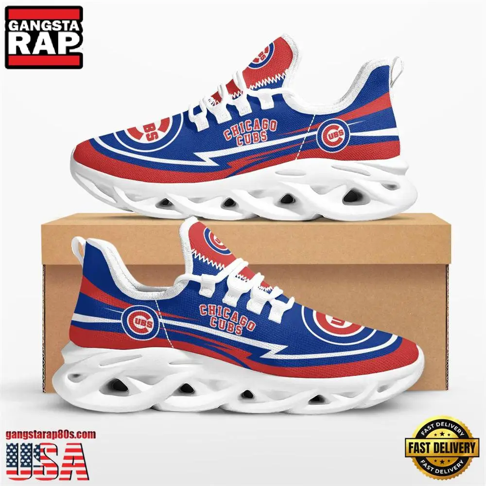 MLB Chicago Cubs Are Coming Curves New Design Max Soul Shoes Running Sneakers