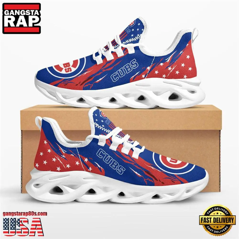 MLB Chicago Cubs Stars and Stripes M Soul Shoes Running Sneakers