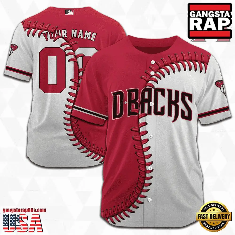 MLB Custom Name Number Arizona Diamondbacks Baseball Jersey