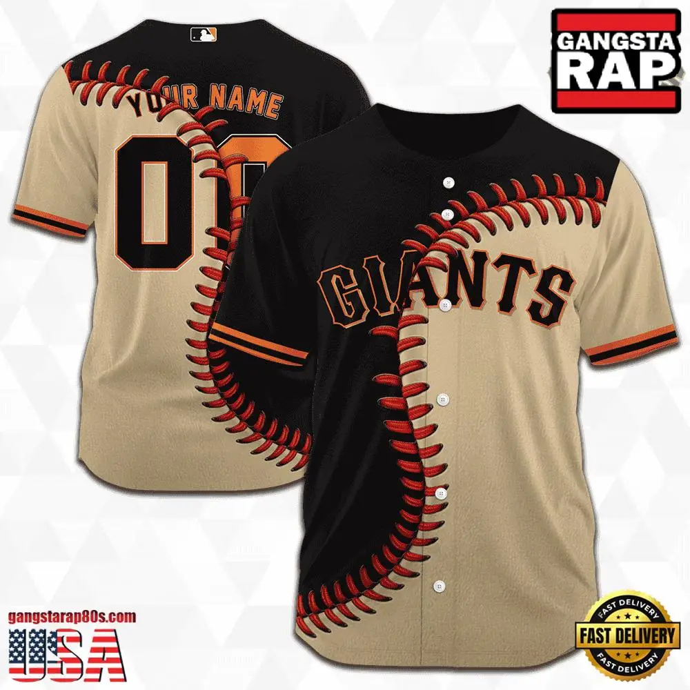 MLB Custom Name Number San Francisco Giants Baseball Jersey