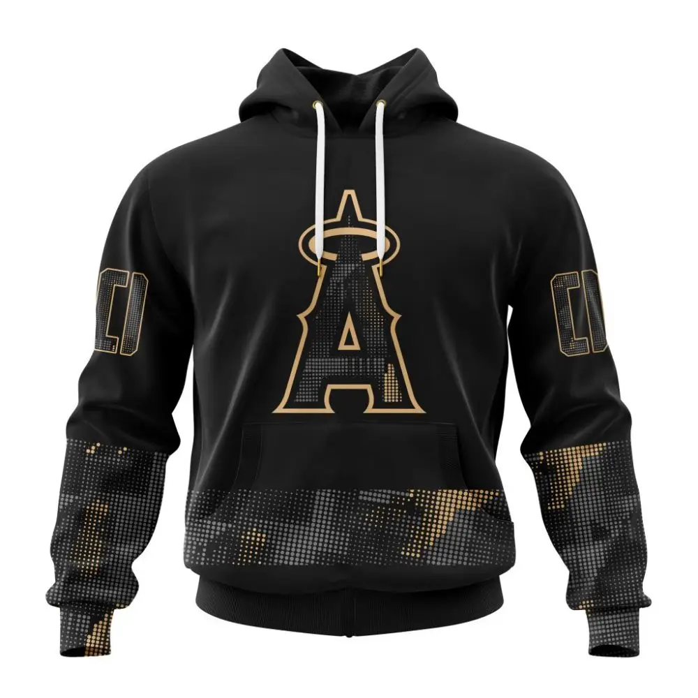 Mlb Los Angeles Angels Special Armed Forces Day Custom Baseball Jersey