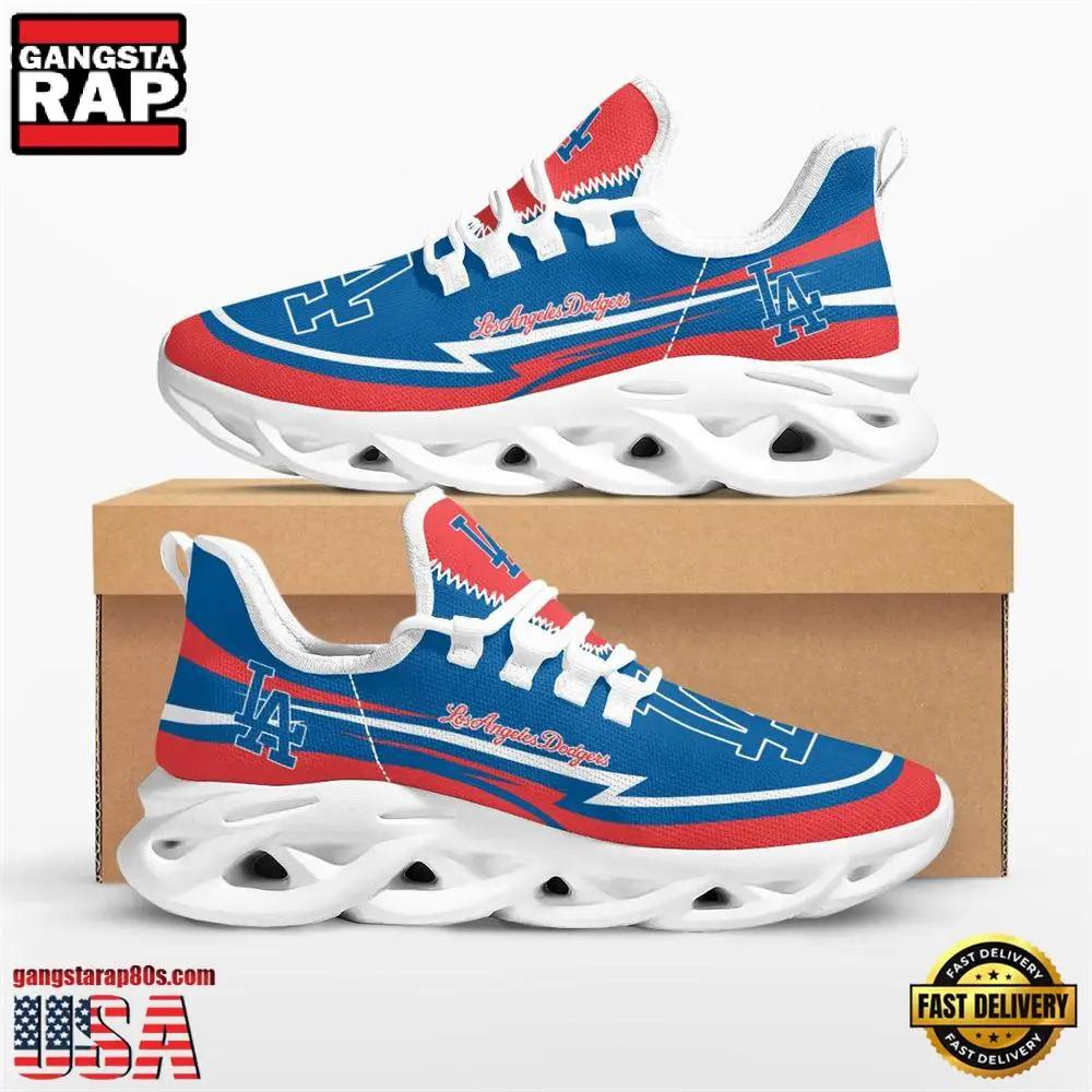 MLB Los Angeles Dodgers Are Coming Curves New Design Max Soul Shoes Running Sneakers