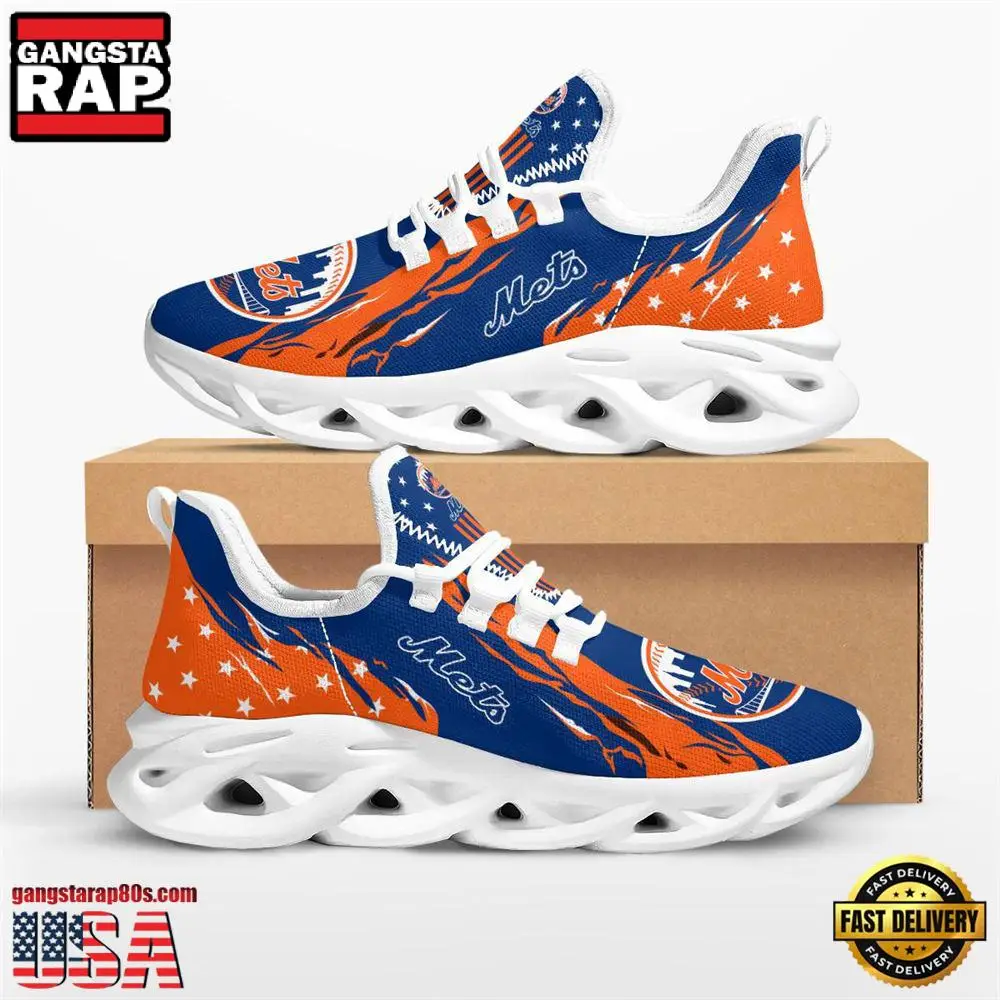 MLB New York Mets Stars and Stripes M Soul Shoes Running Sneakers