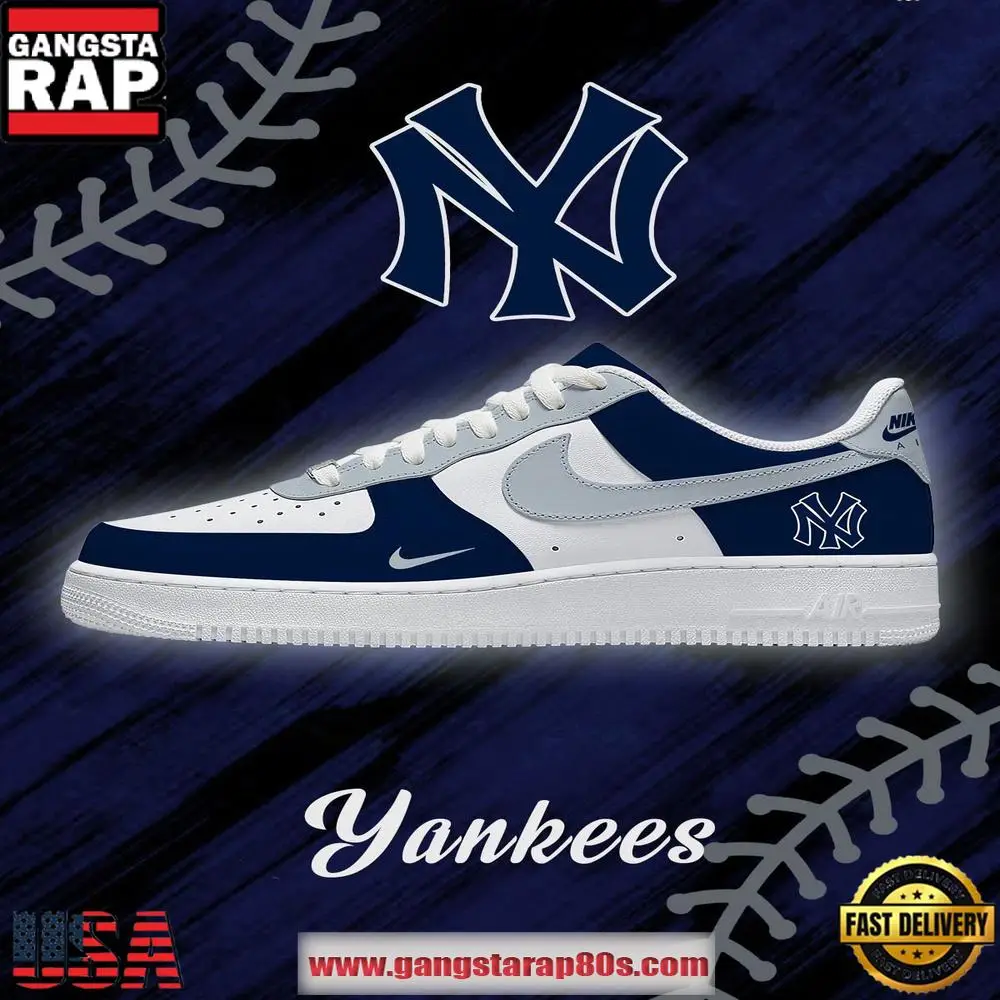 MLB New York Yankees Baseball AF1 Shoes Running Sneakers