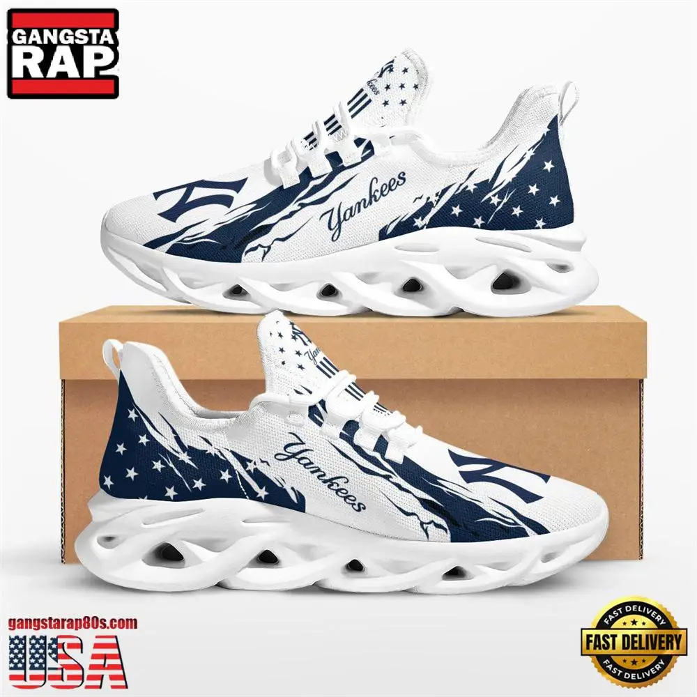 MLB New York Yankees Stars and Stripes M Soul Shoes Running Sneakers MLB New York Yankees Stars and Stripes M Soul Shoes Running Sneakers - Image 1