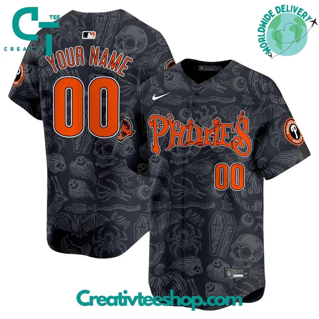 Mlb Philadelphia Phillies Halloween Baseball Jersey