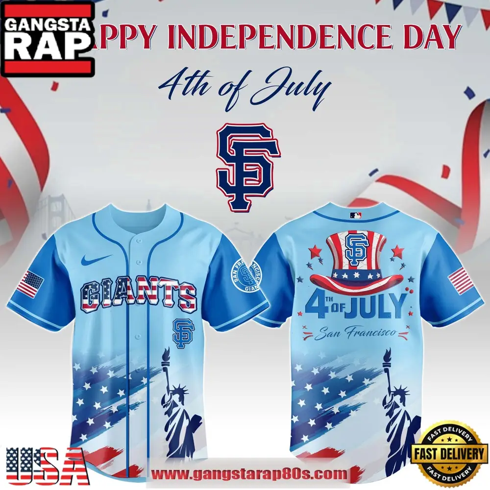 MLB San Francisco Giants X Independence Day Special Edition Baseball Jerseys