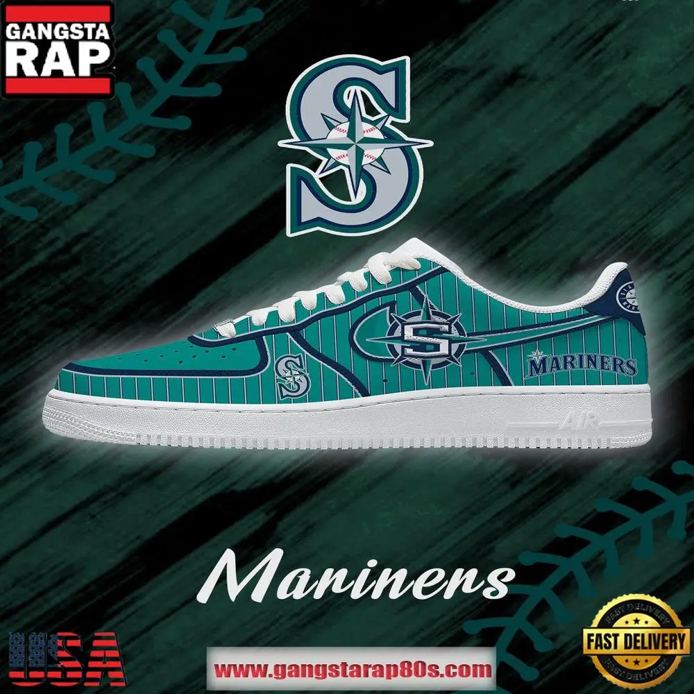 MLB Seattle Marinens Baseball New 2026 AF1 Shoes Running Sneakers