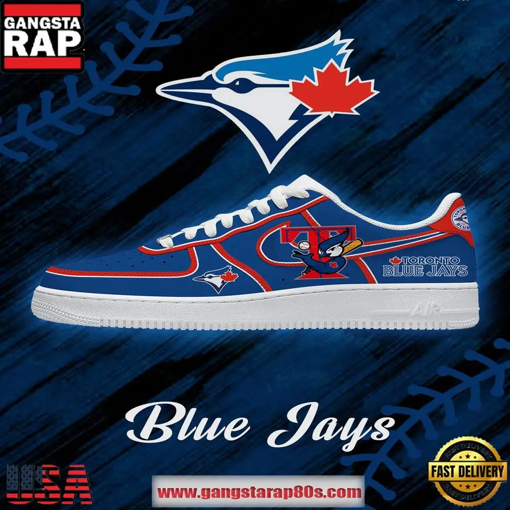 MLB Toronto Blue Jays Baseball New 2026 AF1 Shoes Running Sneakers MLB Toronto Blue Jays Baseball New 2026 AF1 Shoes Running Sneakers - Image 1