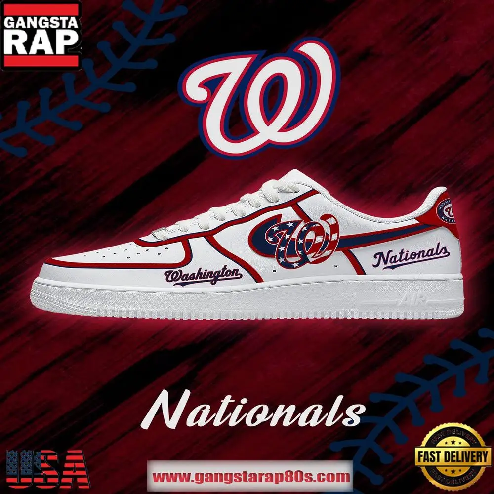 MLB Washington Nationals Baseball New 2026 AF1 Shoes Running Sneakers