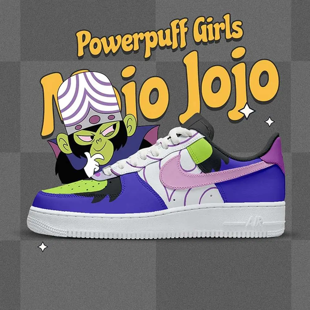 Mojo Jojo The Powerpuff Girls AF1 Shoes