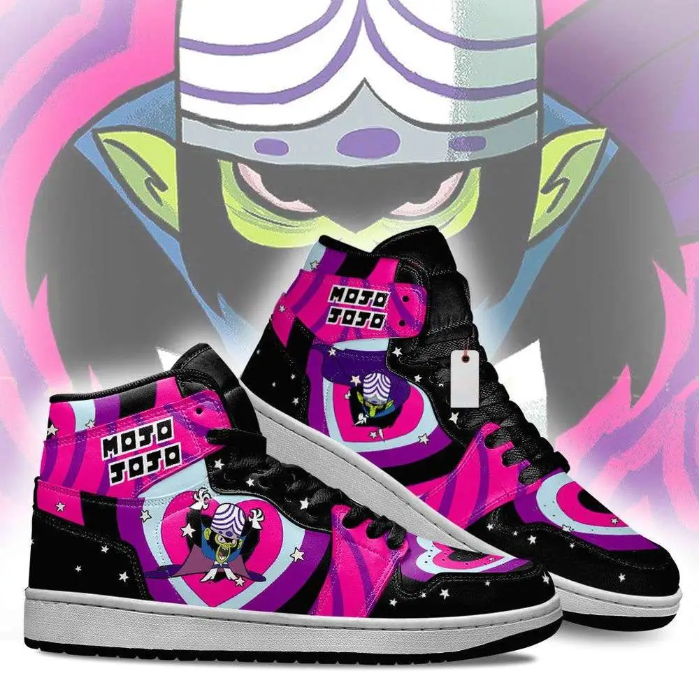 Mojo Jojo The Powerpuff Girls AJ1 High Top Shoes