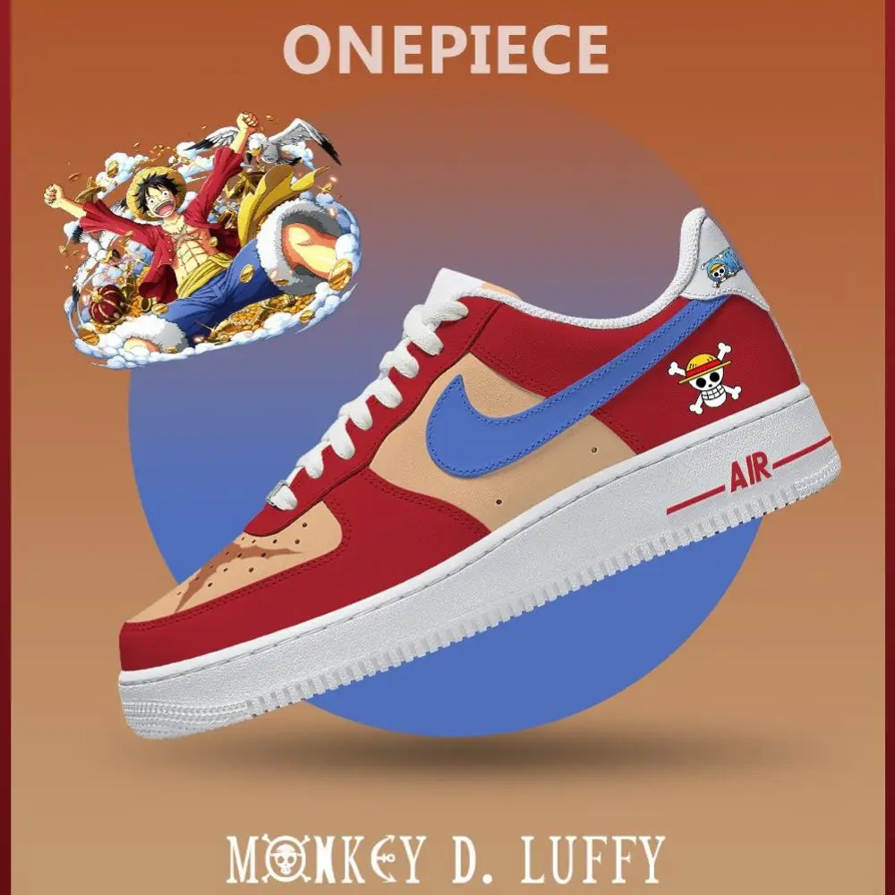 Monkey D. Luffy One Piece AF1 Shoes