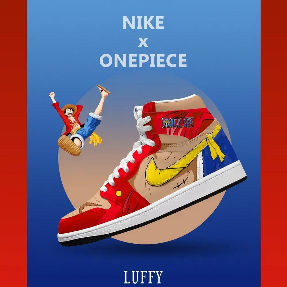 Monkey D. Luffy V.1 One Piece Limited High Top Shoes