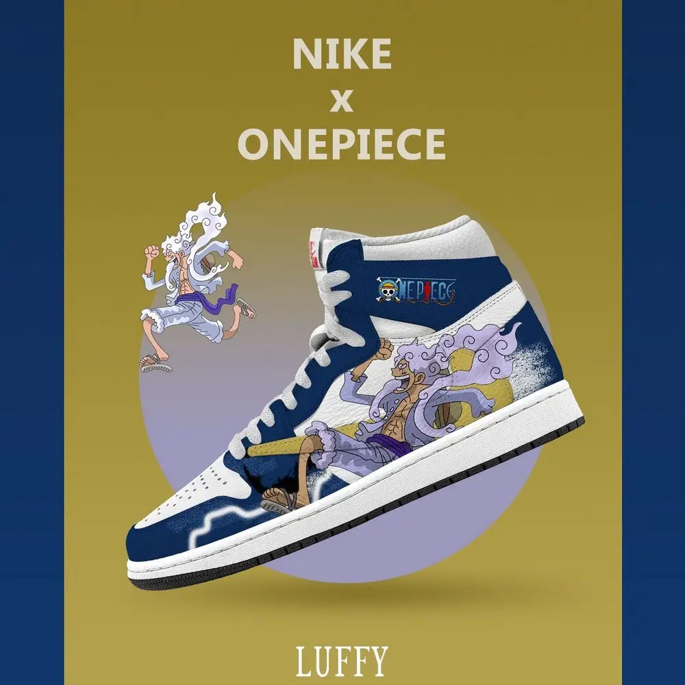Monkey D. Luffy V.6 One Piece Limited High Top Shoes Monkey D. Luffy V.6 One Piece Limited High Top Shoes - Image 1