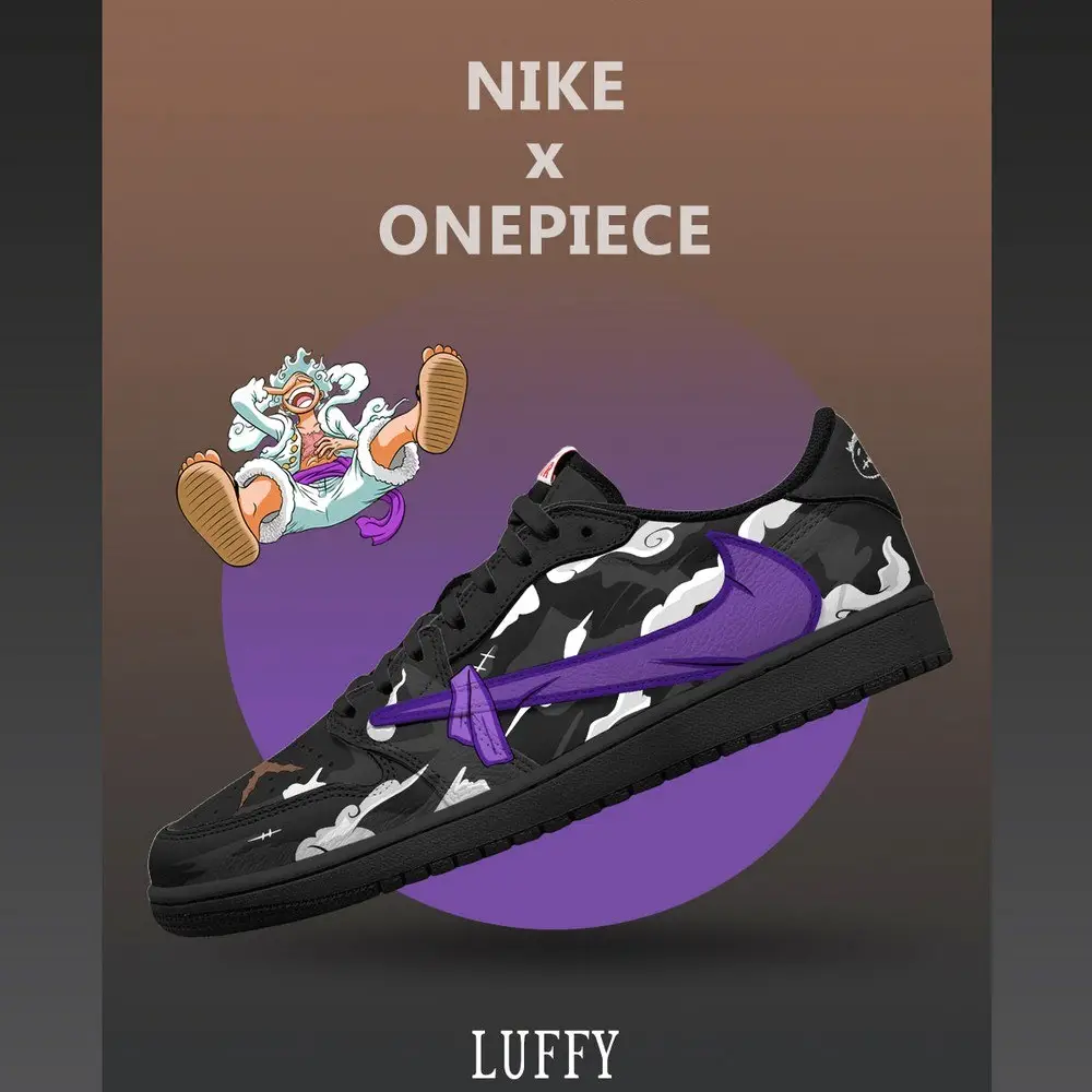 Monkey D. Luffy V.9 One Piece Limited Low Top Shoes