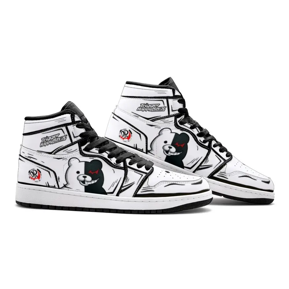 Monokuma Danganronpa J1 High Top Shoes