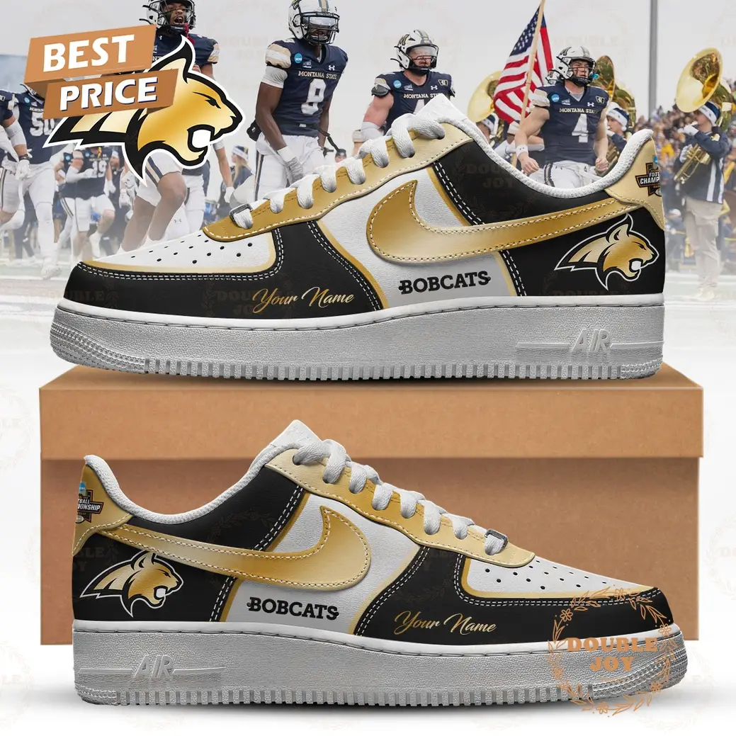 Montana State Bobcats 2025 New Edition Custom Name Air Force 1 Sneakers