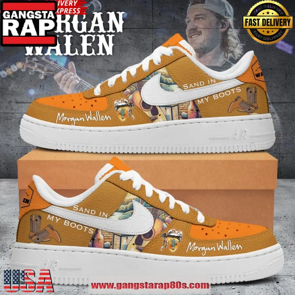 Morgan Wallen Collab Nike Special Edition Air Force 1 Sneakers Shoes