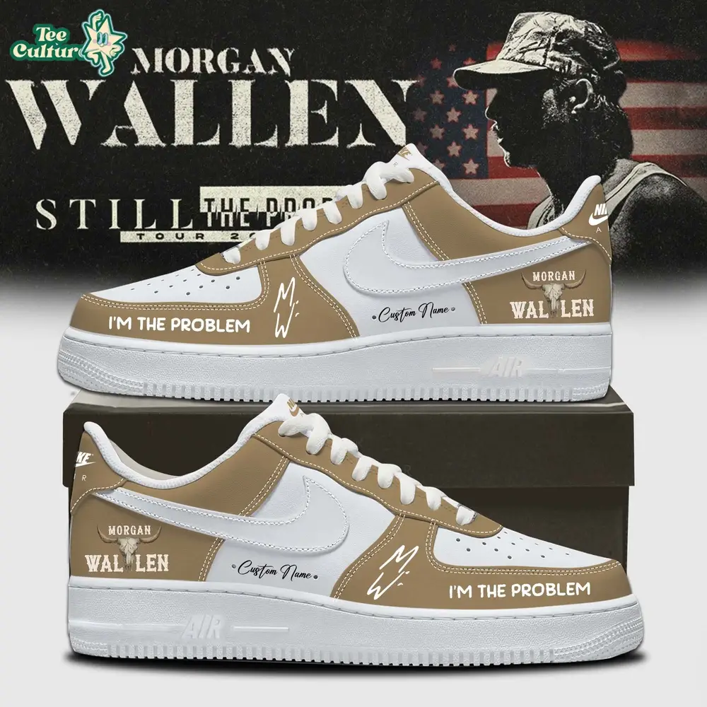 Morgan Wallen I'm The Problem WORLD TOUR 2026 Limited Edition Signature - Shoes Morgan Wallen I'm The Problem WORLD TOUR 2026 Limited Edition Signature - Shoes - Image 1
