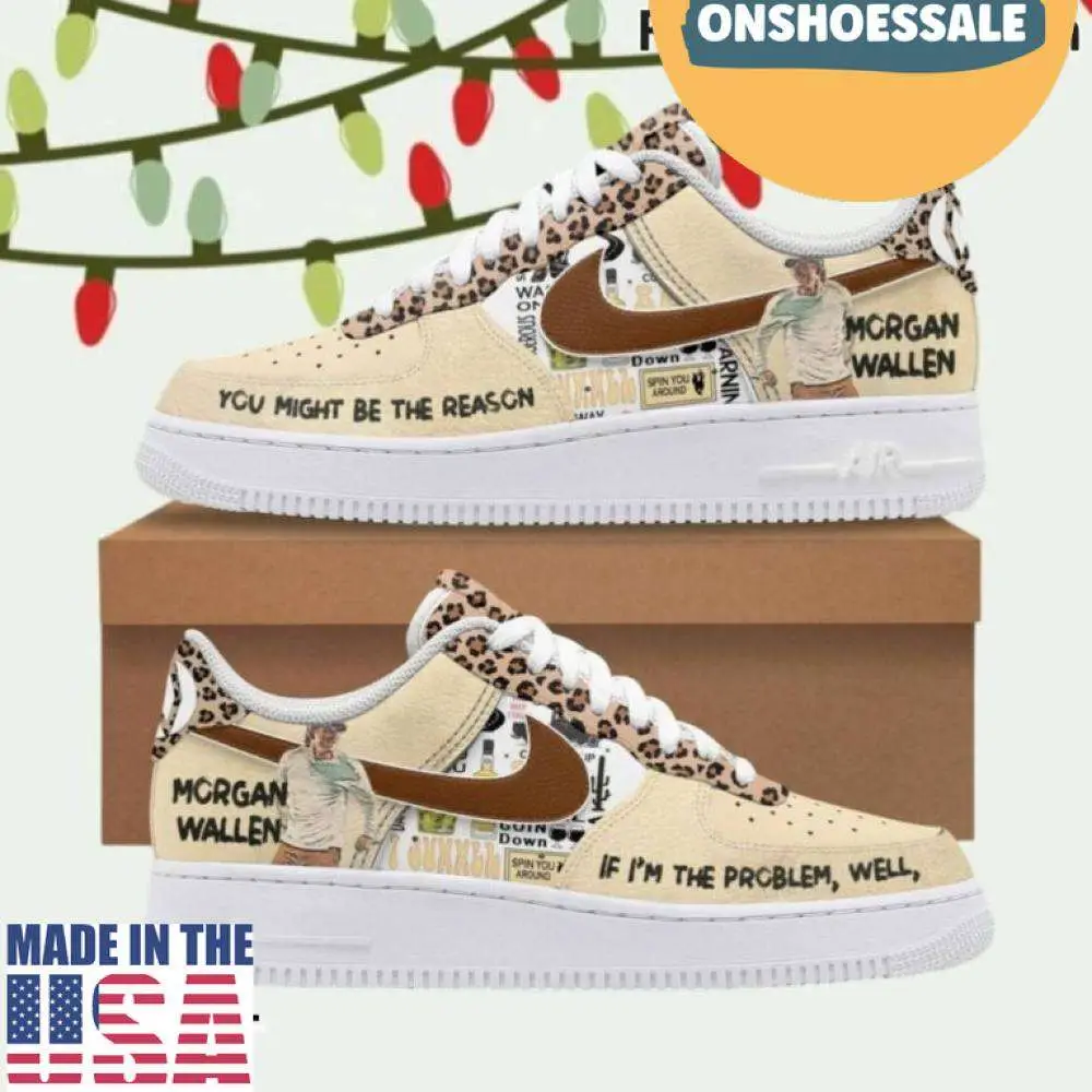 Morgan Wallen Singer Premium Air Force 1 Shoes, Gift For Fans - Best Gift Shoes