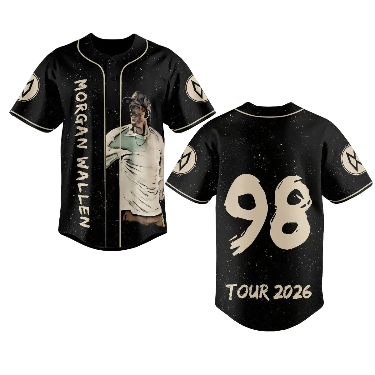 Morgan Wallen Still the Problem Tour 2026 Baseball Jersey - Tazila