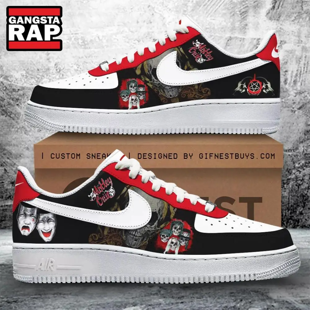 Motley Crue Music Air Force 1 Sneaker Shoes Motley Crue Music Air Force 1 Sneaker Shoes - Image 1