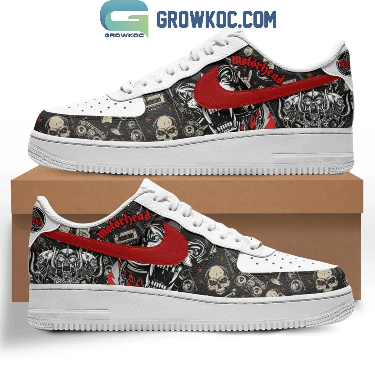 Motorhead Born To Raise Hell Air Force 1 Shoes Motorhead Born To Raise Hell Air Force 1 Shoes - Image 1