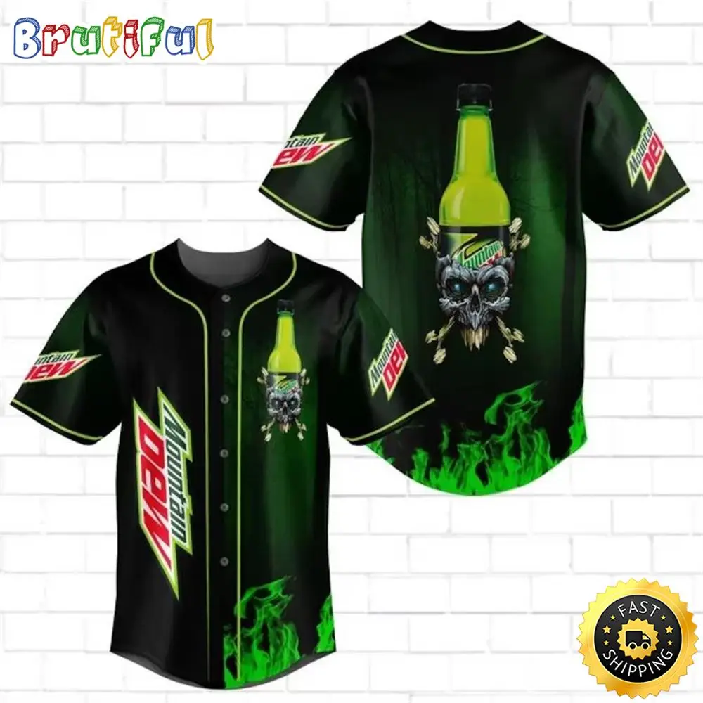 Mountain Dew Baseball Jersey Mountain Dew Baseball Jersey - Image 1