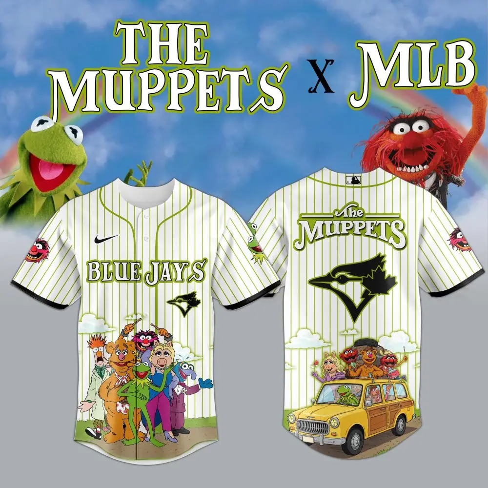 Muppets X Mlb Blue Jays Jersey - Limited Edition Fan Gear Muppets X Mlb Blue Jays Jersey - Limited Edition Fan Gear - Image 1