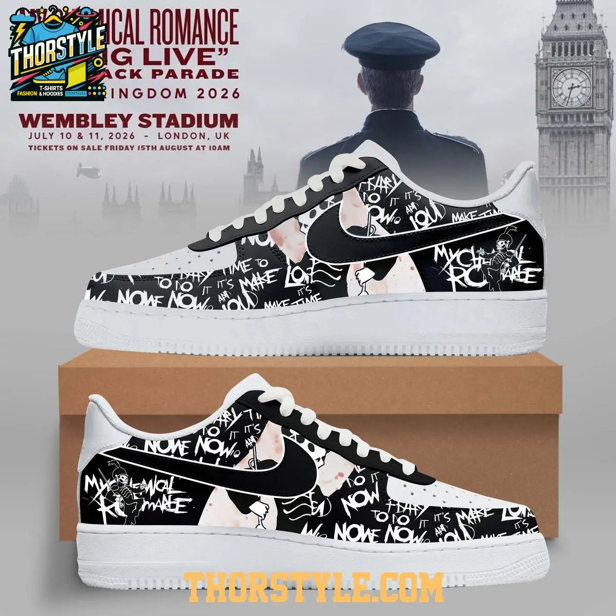 My Chemical Romance Long Live The Black Parade 2026 Air Force 1 Shoes My Chemical Romance Long Live The Black Parade 2026 Air Force 1 Shoes - Image 1