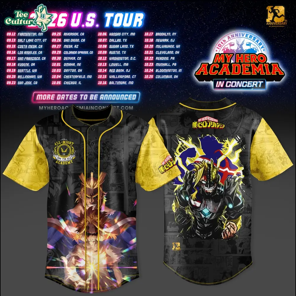 My Hero Academia U.S. Tour Collection Jersey V2