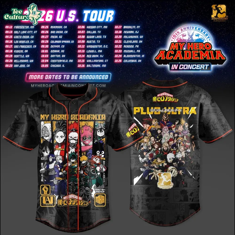 My Hero Academia U.S. Tour Collection Jersey V3