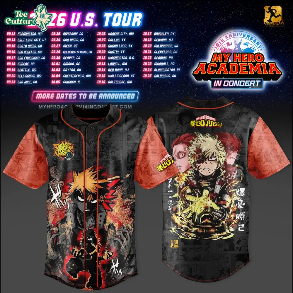 My Hero Academia U.S. Tour Collection Jersey V4
