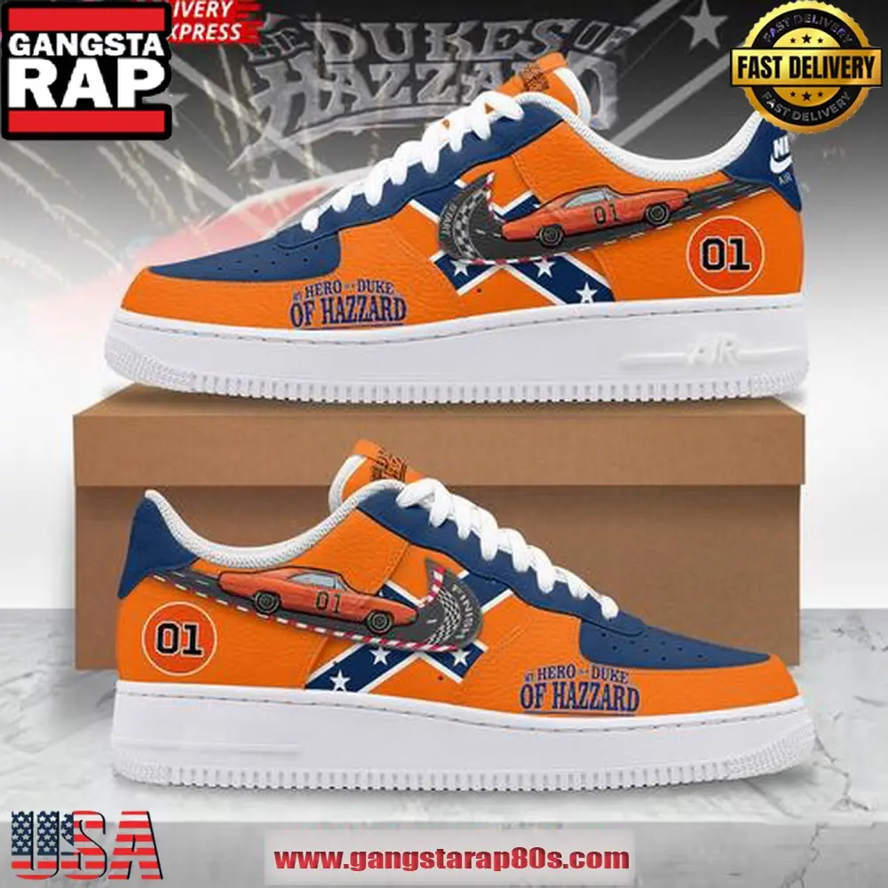 My Hero is a Duke of Hazzard Limited Edition Air Force 1 Sneakers Shoes