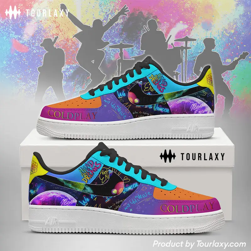 My Universe Coldplay Air Force 1 Shoes  