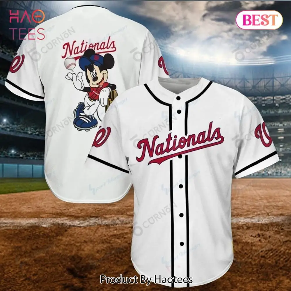 Nationals Baseball Jersey With Cartoon Design - Stylish Fan Apparel Nationals Baseball Jersey With Cartoon Design - Stylish Fan Apparel - Image 1