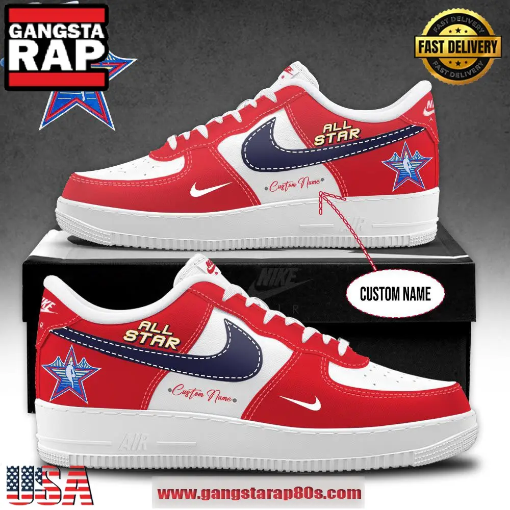 NBA 2025 All Stars Limited Edition Air Force 1 Running Sneakers Shoes NBA 2025 All Stars Limited Edition Air Force 1 Running Sneakers Shoes - Image 1