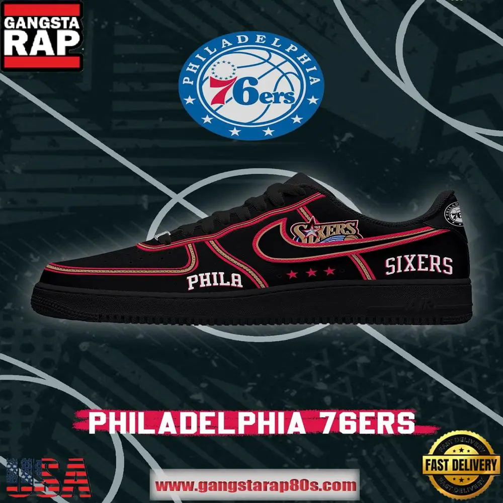 NBA Philadelphia Basketball Limited Edition 2026 Version Air Force 1 Sneakers Shoes