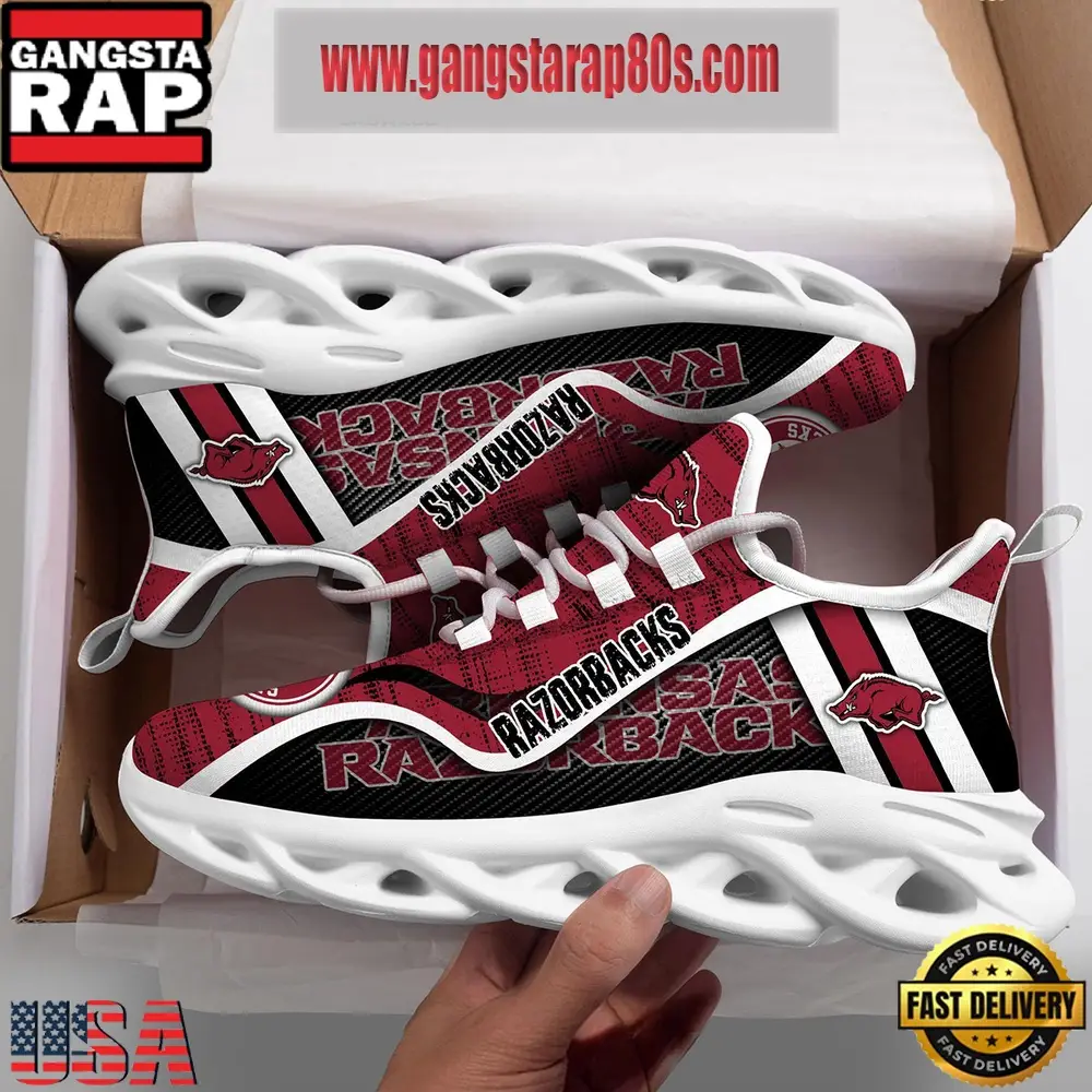 NCAA Arkansas Razorbacks New Design Max Soul Shoes Running Sneakers
