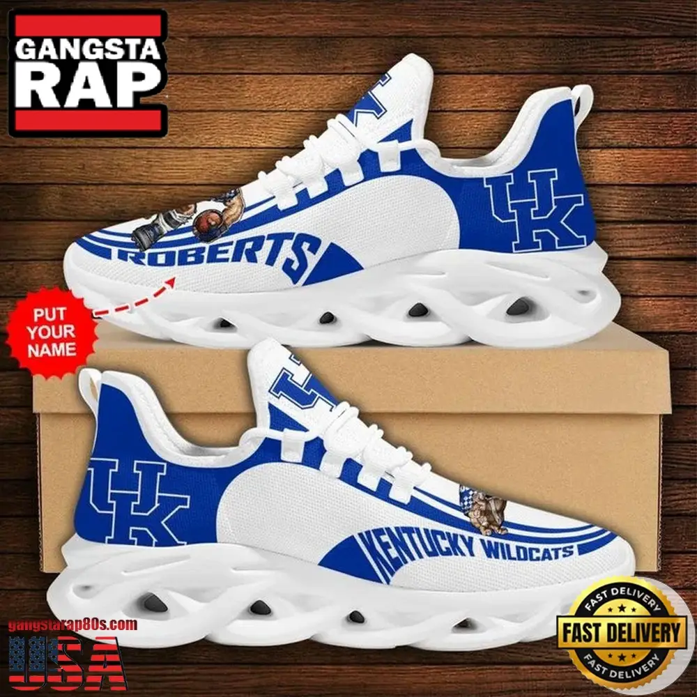 NCAA Custom Name Kentucky Wildcats Sneaker Unique Design Max Soul Shoes Running Sneakers NCAA Custom Name Kentucky Wildcats Sneaker Unique Design Max Soul Shoes Running Sneakers - Image 1