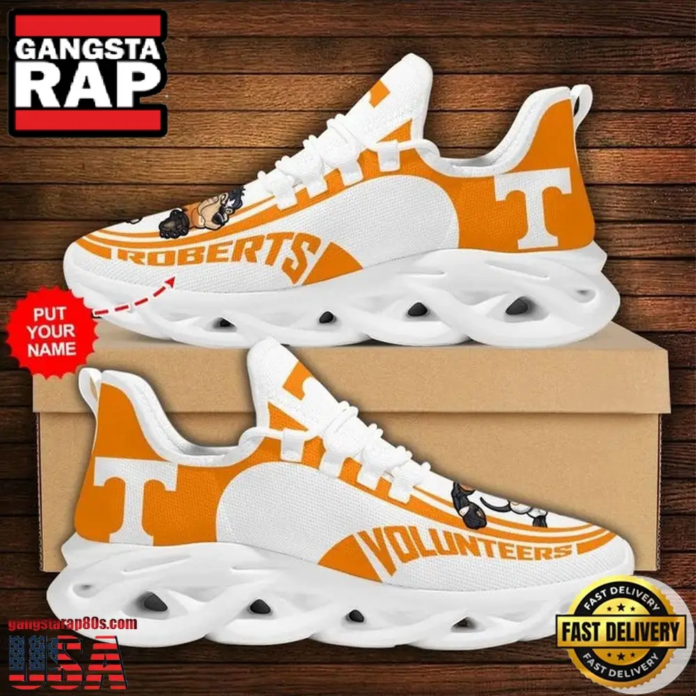 NCAA Custom Name Tennessee Volunteers Sneaker Unique Design Max Soul Shoes Running Sneakers NCAA Custom Name Tennessee Volunteers Sneaker Unique Design Max Soul Shoes Running Sneakers - Image 1