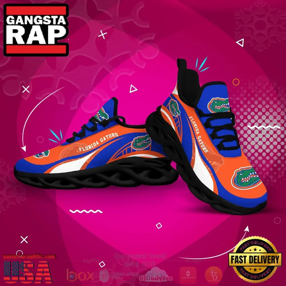 NCAA Florida Gators Football Clunky Unique Design Max Soul Shoes Running Sneakers