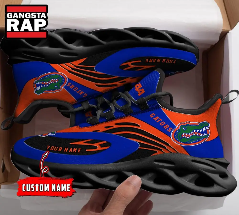 NCAA Florida Gators Sport Logo Team Custom Name Max Soul Shoes