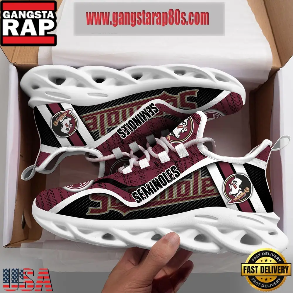 NCAA Florida State Seminoles New Design Max Soul Shoes Running Sneakers NCAA Florida State Seminoles New Design Max Soul Shoes Running Sneakers - Image 1