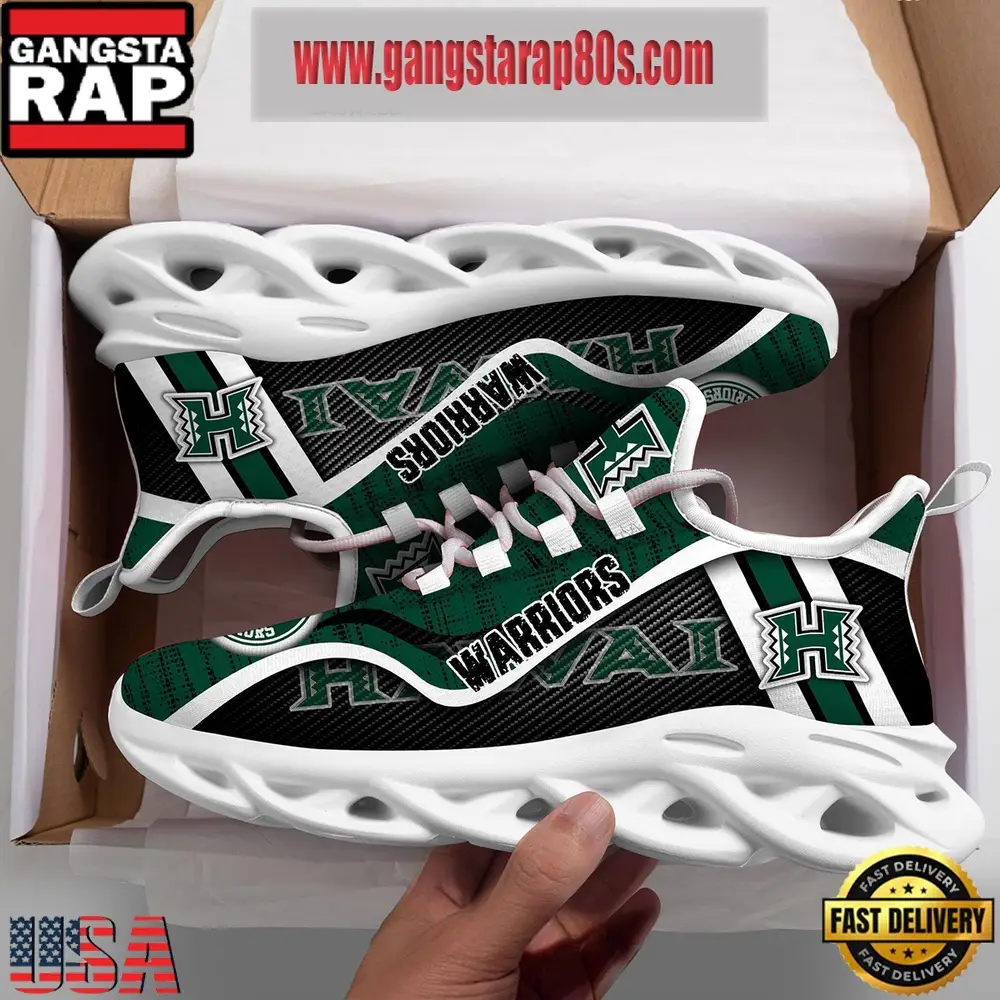 NCAA Hawaii Rainbow Warriors New Design Max Soul Shoes Running Sneakers NCAA Hawaii Rainbow Warriors New Design Max Soul Shoes Running Sneakers - Image 1
